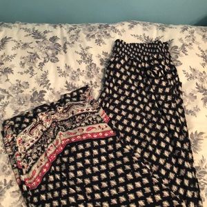 Boho lounge pants with pockets